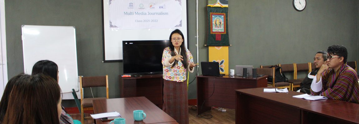 Guest Speaker Session on Investigative Journalism in Bhutan