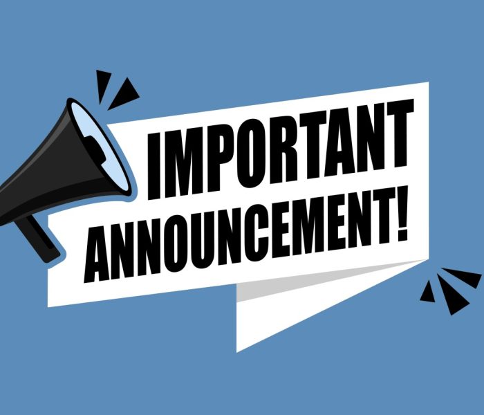Announcement